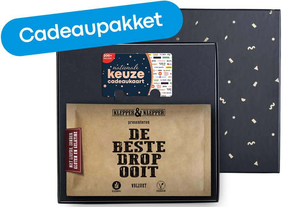 Cadeaupakket Klepper & Klepper ‘Volzoet’ (200 gr)